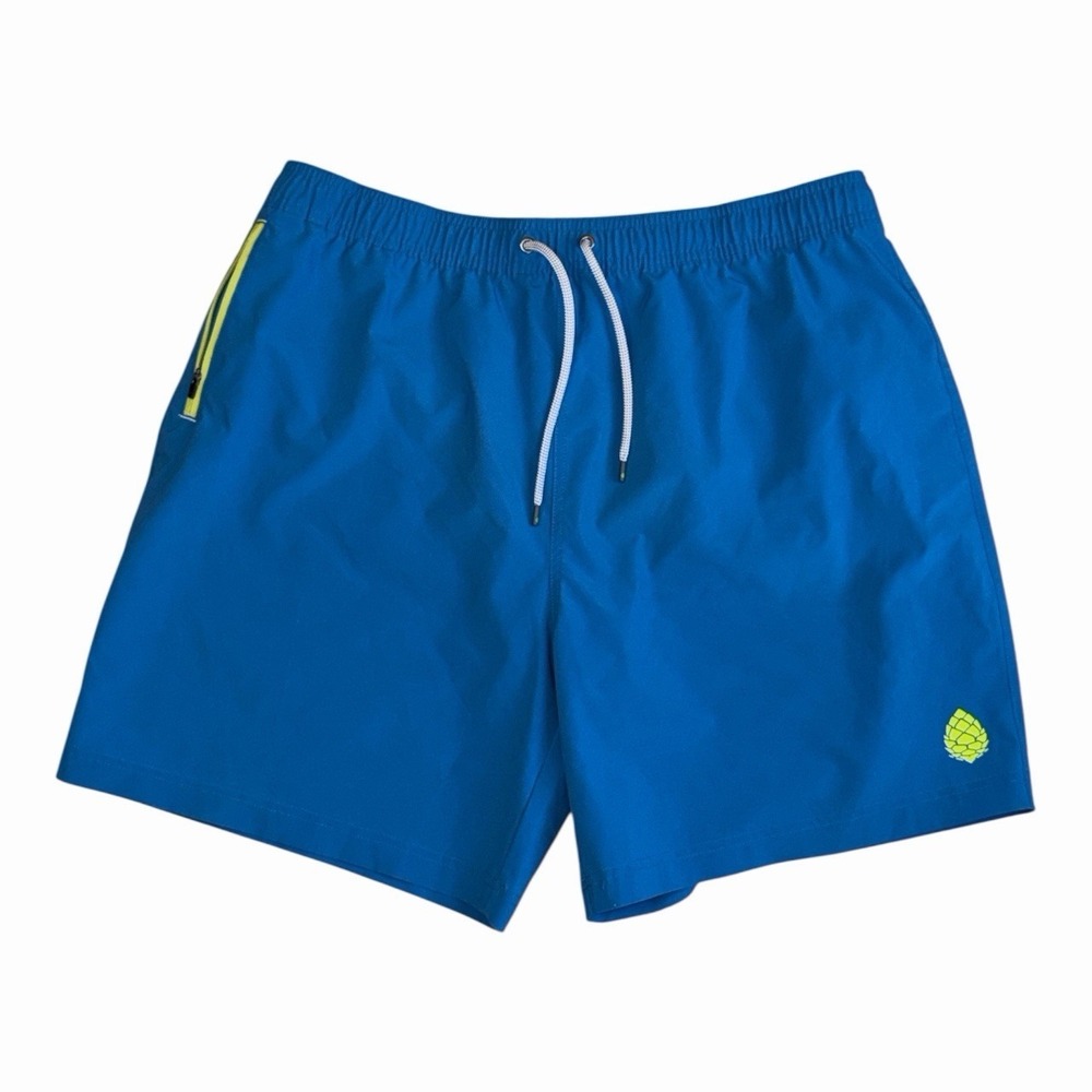 STIO‎ Blue Swim Trunks XL 7" Inseam Mesh Lined Quick Dry Beach Shorts
